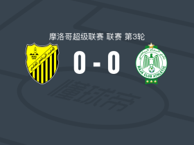 费斯0-0卡萨布兰卡拉贾，双方鏖战90分钟未分胜负