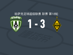 阿拉木图凯拉特3-1阿特劳，埃德米尔森双响