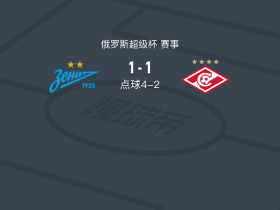 点球大战泽尼特5-3莫斯科斯巴达，德米特里耶夫失点