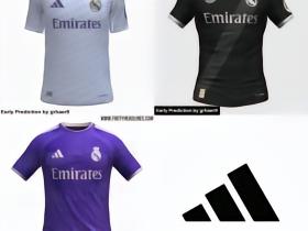 Footyheadlines：皇马27-28球衣主客场及第三球员配色曝光