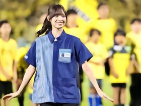 日媒：樱坂46松本和子为柏神户开球