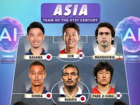 Score 90评21世纪亚洲最佳阵：孙兴慜领衔，日本6人入围