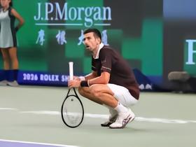 0-2负于胡尔卡奇，德约科维奇遭遇上海大师赛一轮游