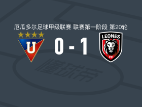 莱昂内斯1-0基多大学，毛罗-卢克助球队取胜