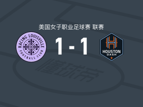 路易斯维尔竞赛女足1-1休斯敦达斯女足，凯拉-费希尔先拔头筹，凯特-雷德扳平