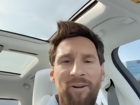 梅西录制视频，向侄子托马斯的球队GOAT FC送上祝贺