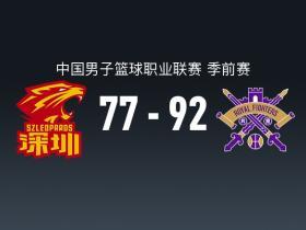 CBA战报：北控92-77深圳，格兰特-里勒22+5+5