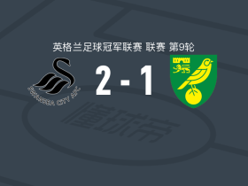 斯旺西2-1逆转诺维奇，伊达、穆萨-昆富洛-约破门