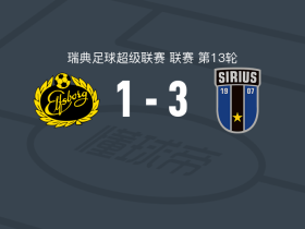 天狼星3-1埃尔夫斯堡，罗比-尤尔梅开二度，穆罕默德-苏马建功