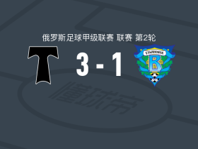 莫斯科鱼雷3-1乌里扬诺夫斯克，尤申梅开二度，加洛扬建功