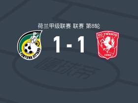 锡塔德幸运1-1特温特，德科特首开记录，普罗帕扳平比分