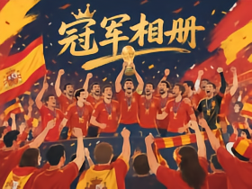 恭喜西班牙获得冠军！纪念时刻，留下属于你的冠军合影！