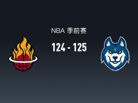 NBA战报：森林狼125-124险胜热火，海兰德23+4+4