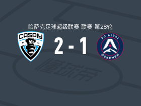 卡斯普伊2-1逆转阿尔泰厄斯克门，克利莫维奇、塔伊克诺夫破门