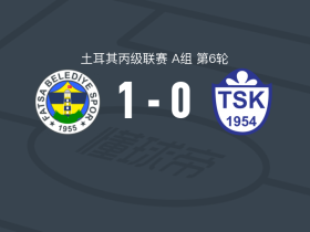 法特萨1-0图兹拉体育取土丙4连胜，Alp Huy点射制胜