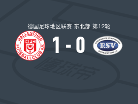 哈勒舍尔1-0RSV埃因特取德地区4连胜，阿蒂尔甘一锤定音