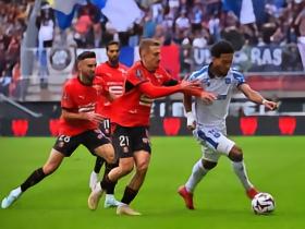 半场：雷恩1-1欧塞尔，勒保罗、阿彻破门