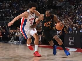 活塞107-97骑士2-0领先，坎宁安25+10，米切尔31分，哈登13中3