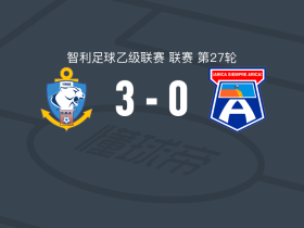 安托法加斯塔3-0大胜圣马科斯，乌尔塔多双响，蒙雷亚尔破门
