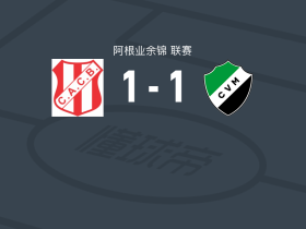 Costa Brava1-1维拉米特尔，matias rivas首开记录，Thiago Perez扳平