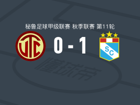 水晶体育1-0卡哈马卡取秘鲁甲4连胜，伊韦里科制胜