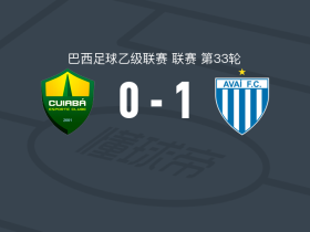 阿瓦伊1-0库亚巴体育，丹尼尔-佩尼亚一锤定音