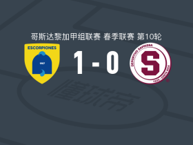 贝伦蝎子1-0萨普里萨，约翰-鲁伊斯制胜球