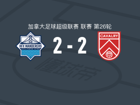 HFX流浪者2-2骑兵FC，巴哈姆布拉破僵，迈勒-吉盖尔扳平