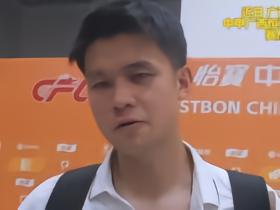何立攀赛后采访哽咽：欠广西平果球迷一句抱歉，对不起