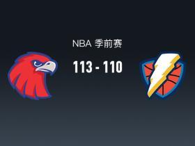NBA战报：老鹰113-110险胜雷霆取NBA3连胜，本内特-斯特茨23分