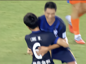 半场：三镇1-0山东，龙威头球破门，于金永扑点