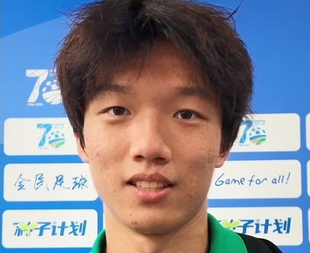 国安小将蒋子承迎来一线队首秀：非常激动，争取在工体出场