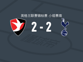 切尔滕汉姆2-2托特纳姆热刺U21，乔治-米勒破僵，乔治-米勒扳平