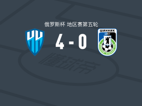 下诺夫哥罗德4-0大胜雅罗斯拉夫尔辛尼克，格鲁列夫破门，波波利托夫替补1传1射