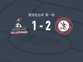 费雷曼特尔城2-1逆转梅特兰，Iljas Ahmedov、M. Domfeh建功