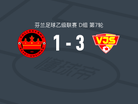 万塔3-1逆转科斯基，Elias Hannula破门，Kauri Koivunen建功