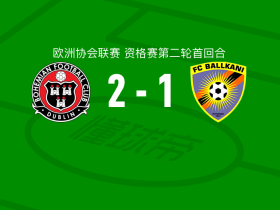 波希米亚人2-1逆转巴尔干尼，罗斯-蒂尔尼破门，詹姆斯-泰勒替补1传1射