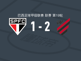 巴拉纳竞技2-1逆转圣保罗，莱奥齐尼奥独中两元