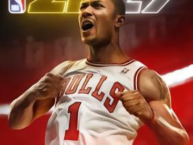 玫瑰绽放！官方：罗斯当选《NBA2K27》至尊典藏版封面