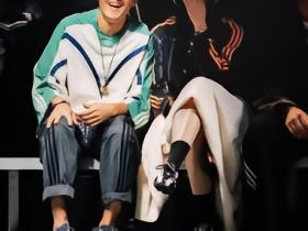 吴艳妮在上海参加时尚活动，与陈冠希、欧阳娜娜等人合影