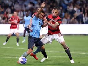 悉尼0-0战平西悉尼流浪者，米尔斯多次扑救，波波维奇失良机