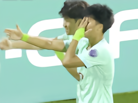 半场：中国U16 2-0卡塔尔U17，袁博涵闪击，刘宇洋破门