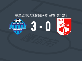 苏杜利察3-0大胜尼什工人，诺瓦科维奇、佩约维奇破门