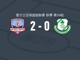 戈尔韦联2-0沙姆洛克流浪，基奥恩破门，阿龙-博尔格锁定胜局