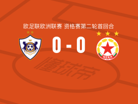 卡拉巴赫0-0索菲亚中央陆军，双方握手言和