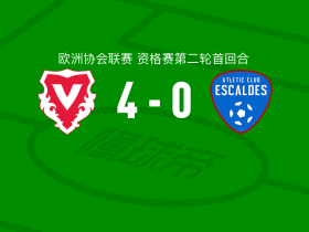 瓦杜兹4-0大胜艾斯卡迪斯竞技，埃伯哈德梅开二度，索尔吉奇破门