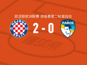 哈伊杜克2-0帕福斯，舍戈建功，梅尔尼亚克锦上添花