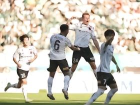 FC东京客场4-0十人东京绿茵，舒尔茨、瑞安、长仓干树破门