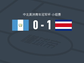 哥斯达黎加U20 1-0危地马拉U20，Keyner Hernandez打进全场唯一进球