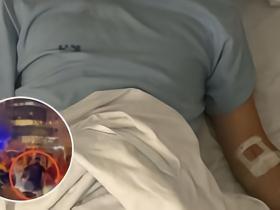 悲喜交集，每体：一名西班牙21岁球迷被警察打伤失去一侧睾丸